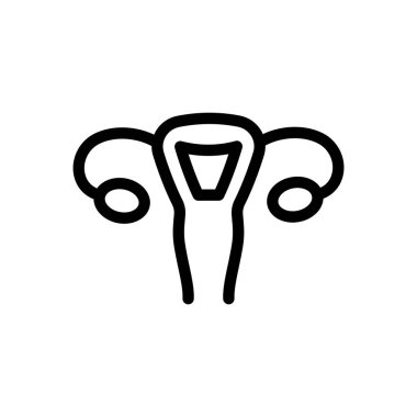 Vagina vector illustration on a transparent background.Premium quality symbols.Thin line icon for concept and graphic design. 