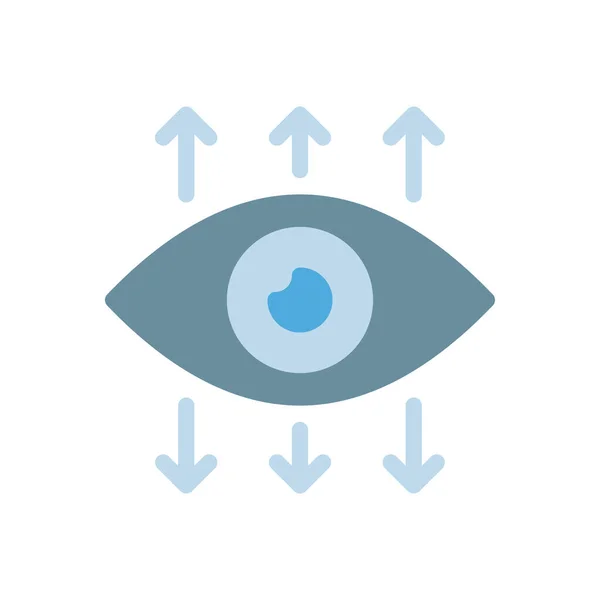 Ilustración Del Vector Ocular Sobre Fondo Transparente Símbolos Calidad Premium — Vector de stock