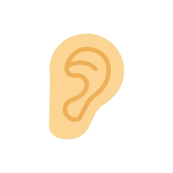 Ear Vector Illustration Transparent Background Premium Quality Symbols Stroke Icon — Image vectorielle