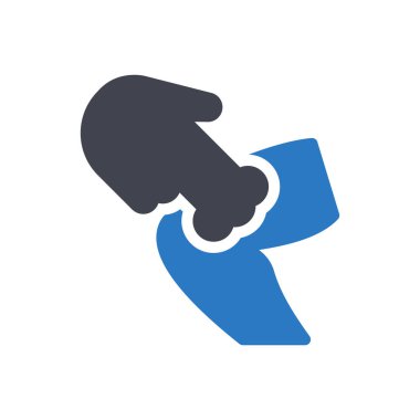 Şeffaf bir arkaplan üzerinde bacak vektör çizimi. Konsept ve grafik tasarım için mükemmel kalite sembolleri.. 