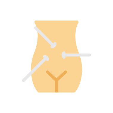 Şeffaf bir arkaplan üzerinde Laparoskopik vektör çizimi. Konsept ve grafik tasarımı için premimium kalite simgeleri.. 