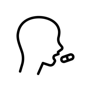 Şeffaf bir arkaplan üzerinde hap vektör illüstrasyonu.Premium kalite sembolleri. Konsept ve grafik tasarım için ince çizgi simgesi. 