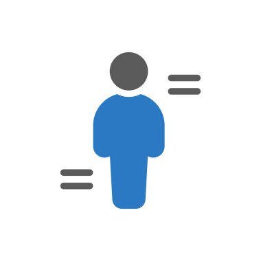 Şeffaf bir arkaplan üzerinde kişi vektör illüstrasyonu. Konsept ve grafik tasarım için mükemmel kalite sembolleri.. 