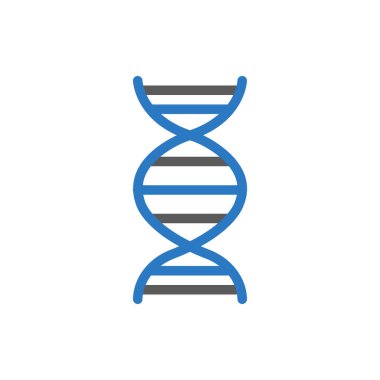 Saydam bir arkaplanda DNA vektör illüstrasyonu. Konsept ve grafik tasarımı için mükemmel kalite sembolleri.. 