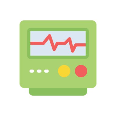 Saydam bir arkaplanda nabız vektör çizimi. Konsept ve grafik tasarım için kaliteli semboller.. 