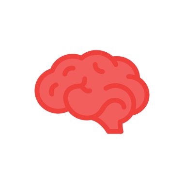 Saydam bir arkaplan üzerinde beyin vektör çizimi. Konsept ve grafik tasarım için mükemmel kalite simgeleri.. 