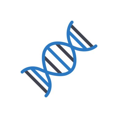 Saydam bir arkaplanda DNA vektör illüstrasyonu. Konsept ve grafik tasarımı için mükemmel kalite sembolleri..