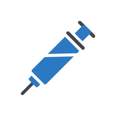 Şeffaf bir arkaplan üzerinde enjeksiyon vektör çizimi. Konsept ve grafik tasarımı için mükemmel kalite sembolleri.. 