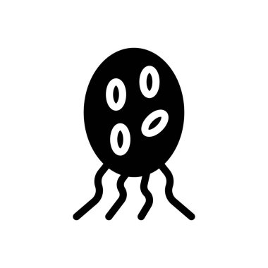 Şeffaf bir arkaplan üzerinde hücre vektör illüstrasyonu. Konsept ve grafik tasarımı için mükemmel kalite sembolleri.. 