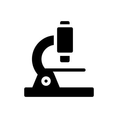 Şeffaf bir arkaplan üzerinde mikroskop vektör çizimi. Konsept ve grafik tasarımı için özel kalite semboller.. 