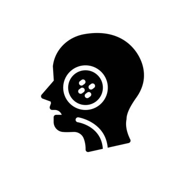 Şeffaf bir arkaplan üzerinde gırtlak vektör çizimi. Konsept ve grafik tasarımı için özel kalite semboller..