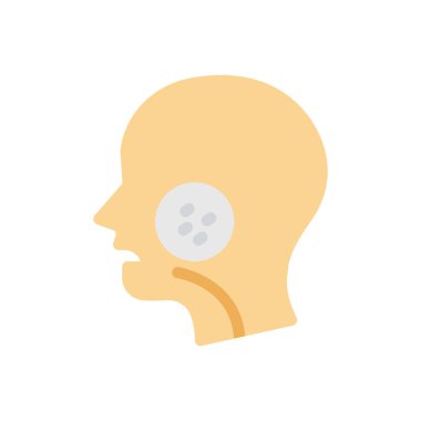 Saydam bir arkaplan üzerinde boğaz vektör illüstrasyonu. Konsept ve grafik tasarımı için premium kalite simgeleri.. 