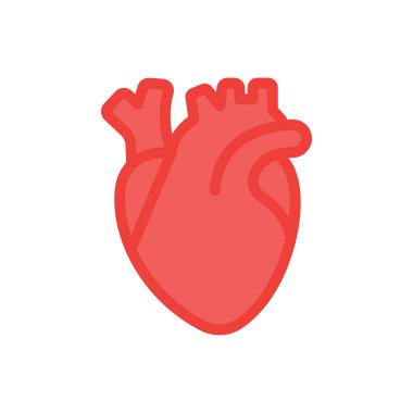 Şeffaf bir arkaplan üzerinde kalp vektör çizimi. Konsept ve grafik tasarım için kaliteli semboller.. 