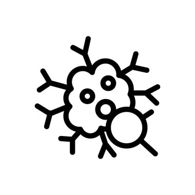 Saydam bir arkaplanda sinir vektör çizimi. Premium kalite semboller. Konsept ve grafik tasarım için ince çizgi simgesi.