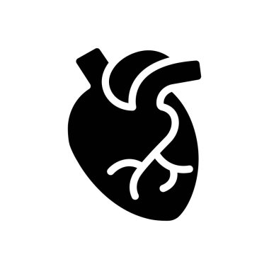 Şeffaf bir arkaplan üzerinde kalp vektör çizimi. Konsept ve grafik tasarım simgeleri için kaliteli semboller.. 