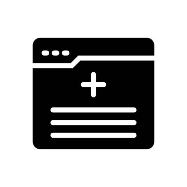 Şeffaf bir arkaplan üzerinde tıbbi vektör illüstrasyonu. Konsept ve grafik tasarım simgeleri için kaliteli semboller.. 