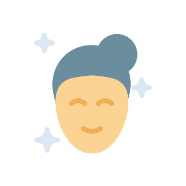 Saydam bir arkaplan üzerinde cilt vektör illüstrasyonu. Konsept ve grafik tasarımı için birinci sınıf kalite simgeler..