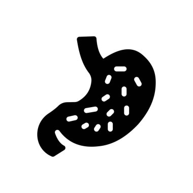 Şeffaf bir arkaplanda mide vektör çizimi. Konsept ve grafik tasarım simgeleri için kaliteli semboller..