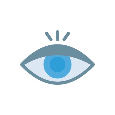 Şeffaf bir arkaplan üzerinde göz vektör çizimi. Konsept ve grafik tasarımı için birinci sınıf kalite simgeler..