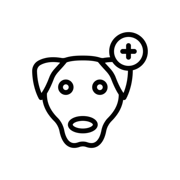 Dog Vector Illustration Transparent Background Premium Quality Symbols Thin Line — Image vectorielle