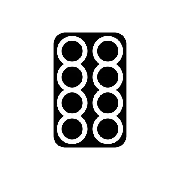 Pills Vector Illustration Transparent Background Premium Quality Symbols Glyphs Icon — Image vectorielle