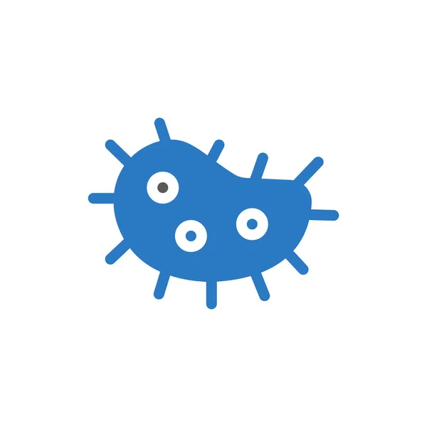Bacteria Vector Illustration Transparent Background Premium Quality Symbols Glyphs Icon — Vector de stock