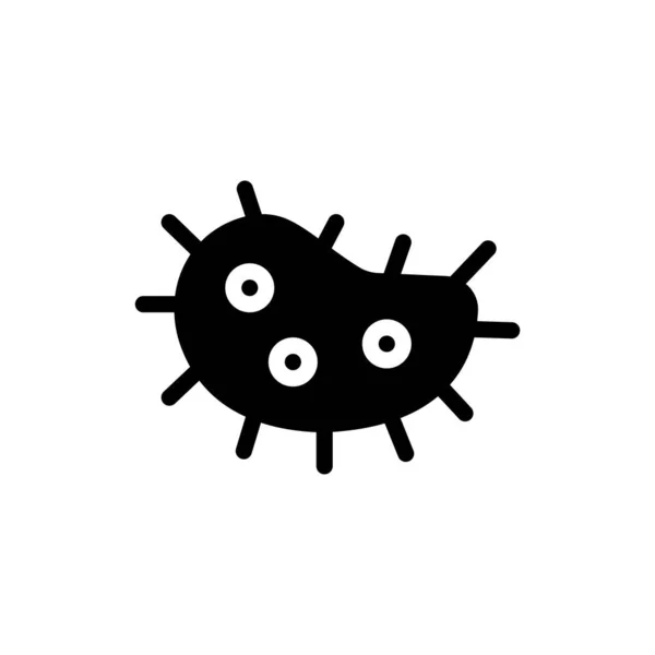 Bacteria Vector Illustration Transparent Background Premium Quality Symbols Glyphs Icon — Vettoriale Stock