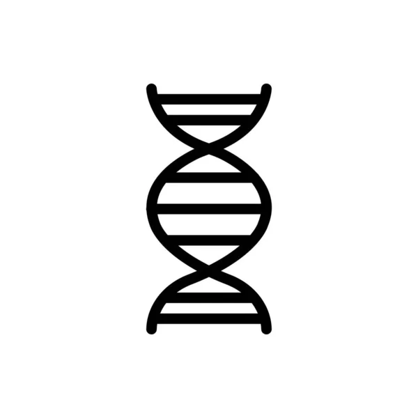 Illustrazione Vettoriale Del Dna Uno Sfondo Trasparente Simboli Qualità Premium — Vettoriale Stock