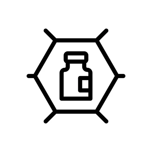 Medicijnvector Illustratie Een Transparante Achtergrond Premium Kwaliteit Symbolen Dunne Lijn — Stockvector