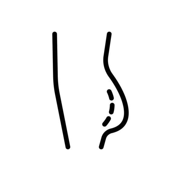 Ліпосакція Векторні Ілюстрації Прозорому Фоні Символи Якості Премій Піктограма Тонкої — стоковий вектор