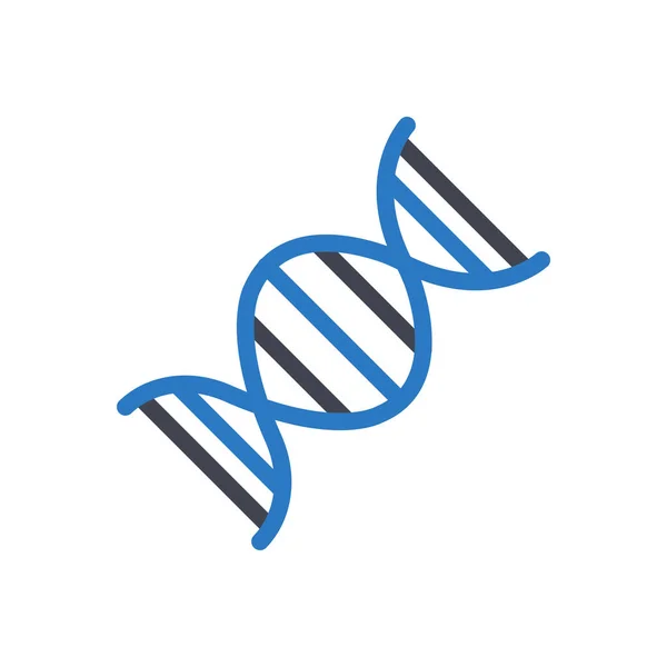 Illustration Vectorielle Dna Sur Fond Transparent Symboles Qualité Premium Icône — Image vectorielle