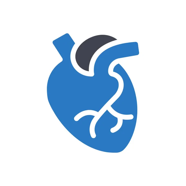 Heart Vector Illustration Transparent Background Premium Quality Symbols Glyphs Icon — Stock Vector