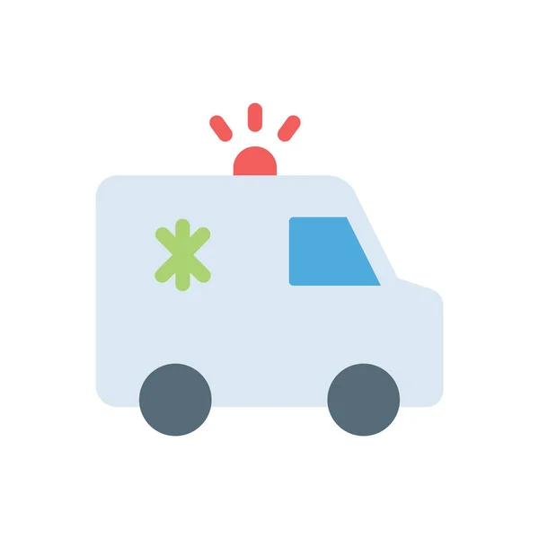 Ambulance Vector Illustration Transparent Background Premium Quality Symbols Stroke Icon — Stock Vector