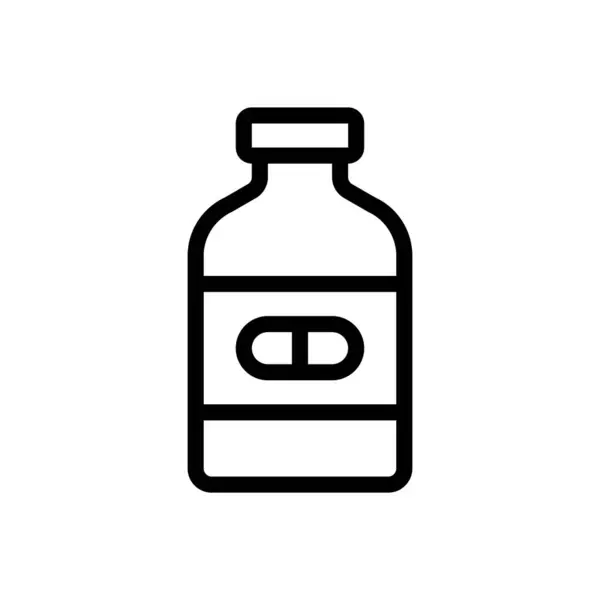 Medicijnvector Illustratie Een Transparante Achtergrond Premium Kwaliteit Symbolen Dunne Lijn — Stockvector