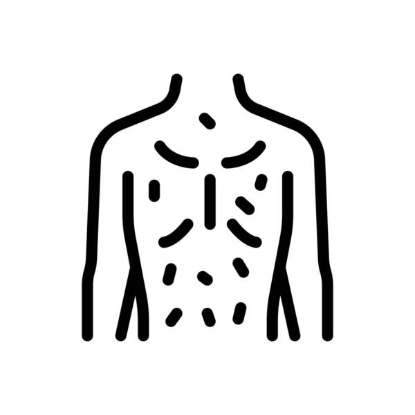 Allergy Vector Illustration Transparent Background Premium Quality Symbols Thin Line — ストックベクタ
