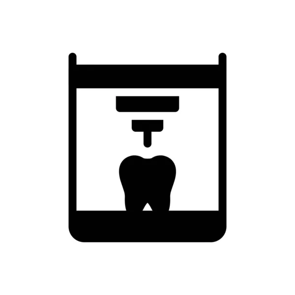 Απεικόνιση Διανυσματικών Δοντιών Διαφανές Φόντο Συμβολισμοί Κορυφαίας Ποιότητας Εικονίδιο Glyphs — Διανυσματικό Αρχείο