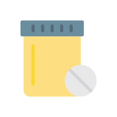 Şeffaf bir arkaplan üzerinde ilaç vektör illüstrasyonu. Konsept ve grafik tasarımı için birinci sınıf kalite simgeler..