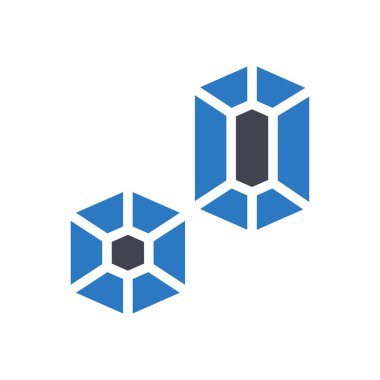 Şeffaf bir arkaplan üzerinde taş vektör çizimi. Konsept ve grafik tasarım simgeleri için kaliteli semboller..