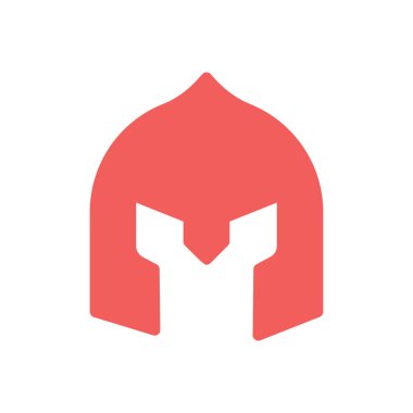 Şeffaf bir arkaplan üzerinde kask vektör illüstrasyonu. Konsept ve grafik tasarımı için birinci sınıf kalite simgeler..