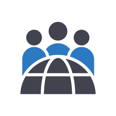 Şeffaf bir arkaplan üzerinde küresel vektör illüstrasyonu. Konsept ve grafik tasarımı için özel kalite semboller.. 