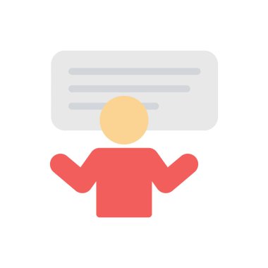 Şeffaf bir arkaplan üzerinde sunum vektörü illüstrasyonu. Konsept ve grafik tasarımı için prim kalite simgeleri..