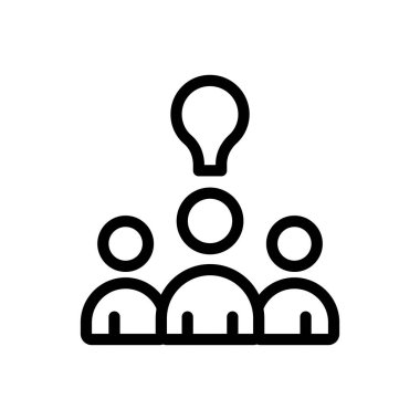 Şeffaf bir arkaplan üzerinde takım vektör çizimi. Konsept ve grafik tasarım için ince çizgi simgesi.. 