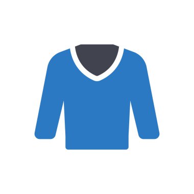 Saydam bir arkaplan üzerinde gömlek vektör illüstrasyonu. Konsept ve grafik tasarım için kaliteli semboller..