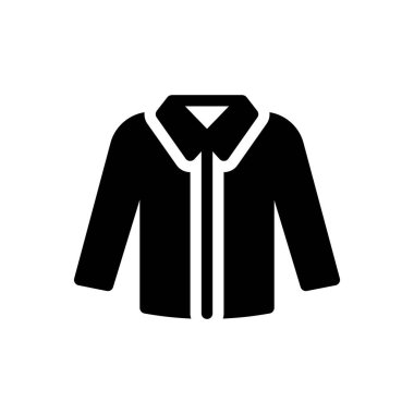 Şeffaf bir arkaplan üzerinde ceket vektör çizimi. Konsept ve grafik tasarım simgeleri için kaliteli semboller..