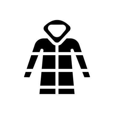 Şeffaf bir arkaplan üzerinde kapüşonlu vektör çizimi. Konsept ve grafik tasarımı için özel kalite semboller.. 