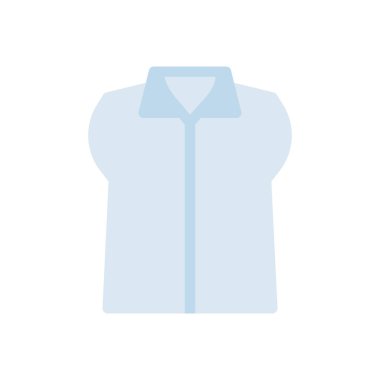 Saydam bir arkaplan üzerinde gömlek vektör illüstrasyonu. Konsept ve grafik tasarım için birinci sınıf kalite simgeler..