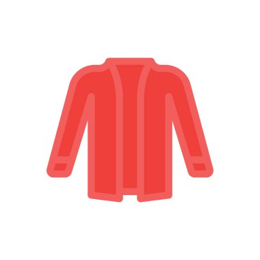 Şeffaf bir arkaplan üzerinde uzun kollu vektör çizimi. Konsept ve grafik tasarımı için birinci sınıf kalite simgeler.. 