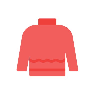sweater vector illustration on a transparent background.Premium quality symbols.Stroke icon for concept and graphic design.