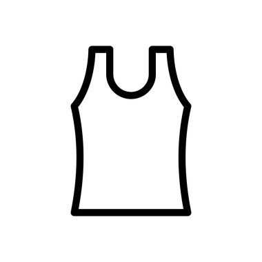 Şeffaf bir arkaplanda kolsuz vektör çizimi. Premium kalite sembolleri. Konsept ve grafik tasarım için ince çizgi simgesi. 