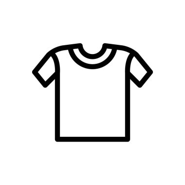 Şeffaf bir arkaplan üzerinde t-shirt vektör çizimi. Premium kalite semboller. Konsept ve grafik tasarım için ince çizgi simgesi. 